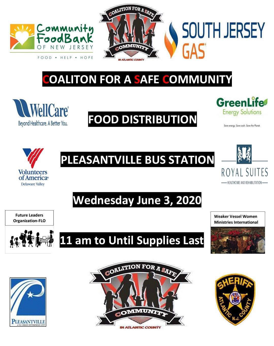 Pleasantville food distrbution